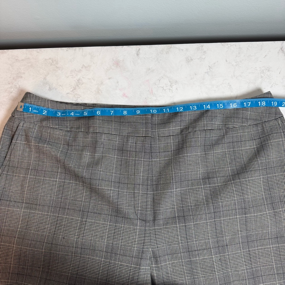 Talbots Charcoal Checkered Pants - Picture 7 of 11
